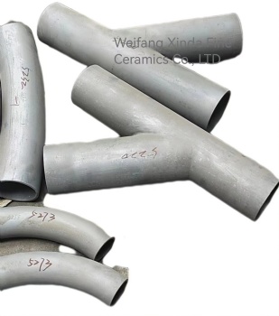 Silicon carbide lined wear resistant pipe