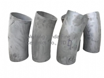 Silicon carbide lined wear resistant pipe